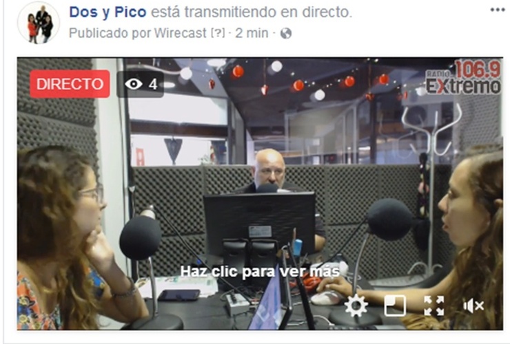 Imagen de Emisión EN VIVO de Dos & Pico por Radio Extremo 106.9