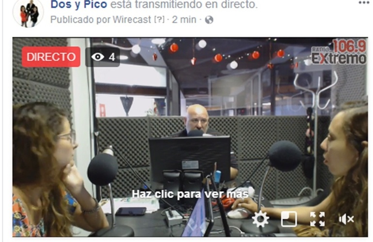 Imagen de Emisión EN VIVO de Dos & Pico por Radio Extremo 106.9