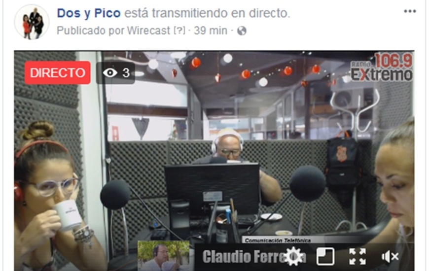 Imagen de Emisión EN VIVO de Dos & Pico por Radio Extremo 106.9
