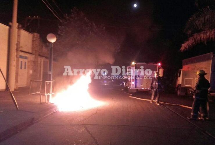 Segunda salida del año. La anterior salida de bomberos se registró en la tarde -noche de este martes 2 de enero, fue un incendio de pastizales KM 273 de autopista.