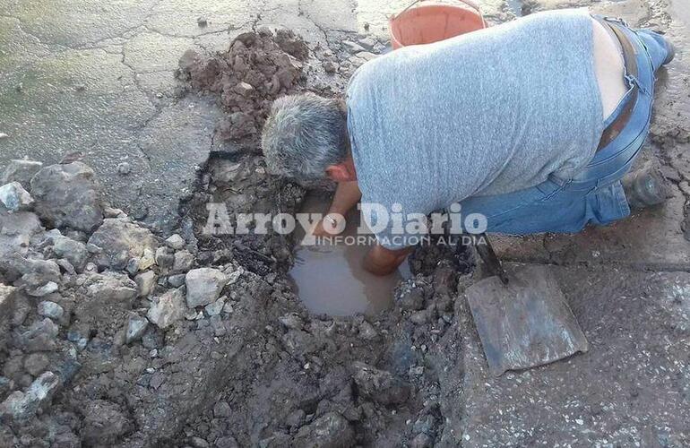 Imagen de Reparación caño de cruce de calle en Libertad al 500