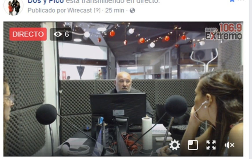Imagen de Emisión EN VIVO de Dos & Pico por Radio Extremo 106.9