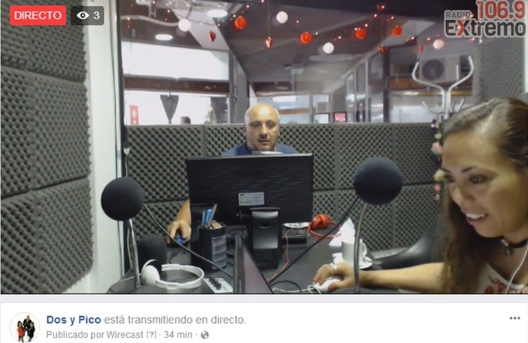 Imagen de Emisión EN VIVO de Dos & Pico por Radio Extremo 106.9