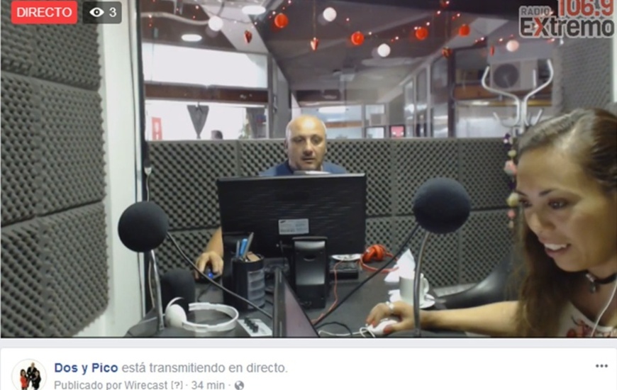 Imagen de Emisión EN VIVO de Dos & Pico por Radio Extremo 106.9