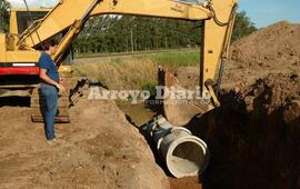 Imagen de Obras de entubamiento en Fighiera