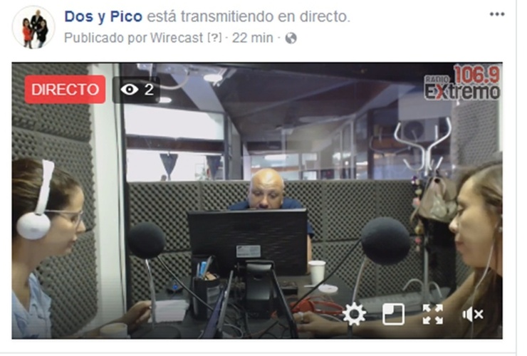 Imagen de Emisión EN VIVO de Dos & Pico por Radio Extremo 106.9