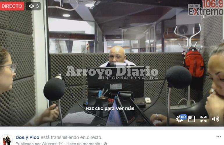 Imagen de Emisión EN VIVO de Dos & Pico por Radio Extremo 106.9