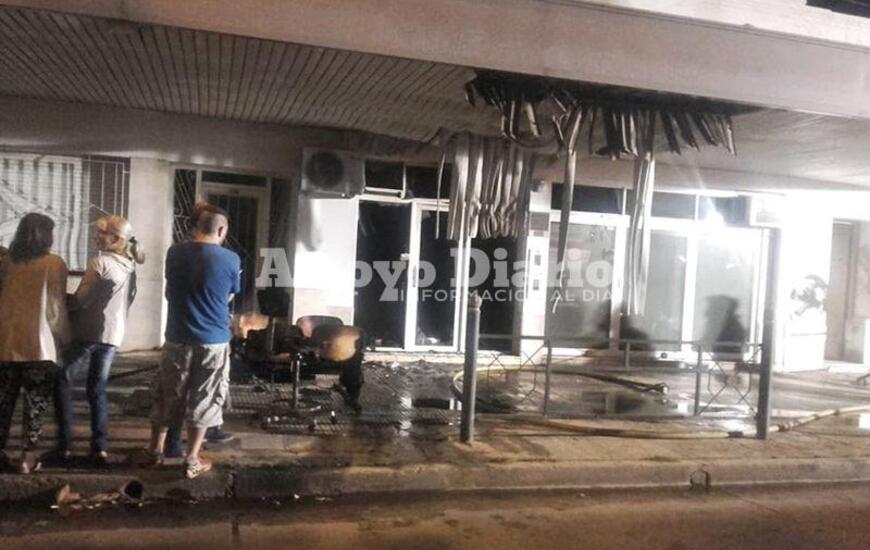 Importantes pérdidas. El siniestro dejó considerables consecuencias materiales.