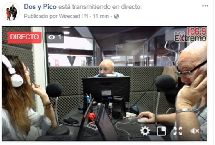 Imagen de Emisión EN VIVO y EN DIRECTO, Dos & Pico Radio Extremo 106.9