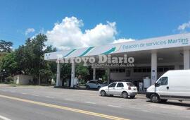 El lugar. El empleado sali&oacute; y los delincuentes lo estaban esperando en proximidad del kiosco de la Plaza San Mart&iacute;n.