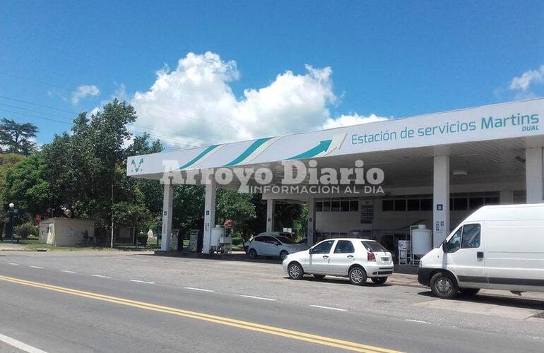 El lugar. El empleado salió y los delincuentes lo estaban esperando en proximidad del kiosco de la Plaza San Martín.