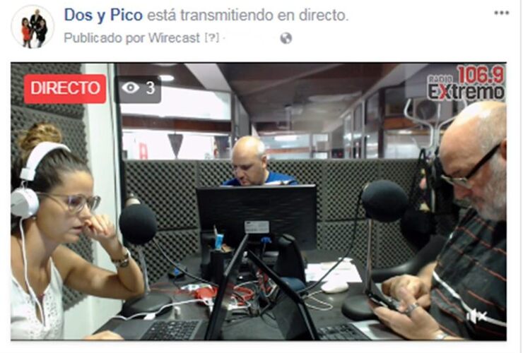 Imagen de Emisión EN VIVO y EN DIRECTO, Dos & Pico Radio Extremo 106.9