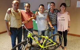 En el sindicato. La entrega se efectivizó hoy en la sede gremial de San Nicolás 365