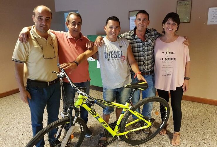 En el sindicato. La entrega se efectivizó hoy en la sede gremial de San Nicolás 365