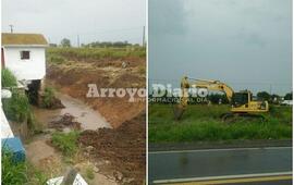 Imagen de Trabajos de zanjeo para evitar futuras inundaciones