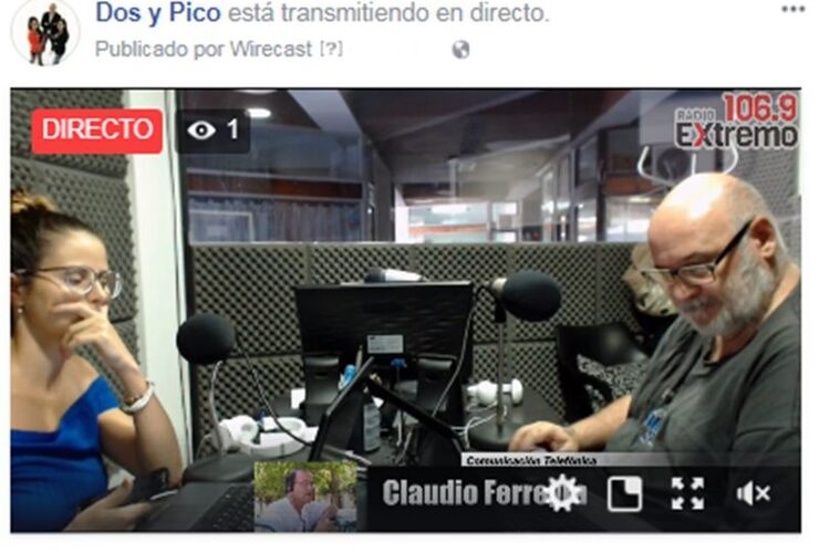 Imagen de Emisión EN VIVO y EN DIRECTO, Dos & Pico Radio Extremo 106.9