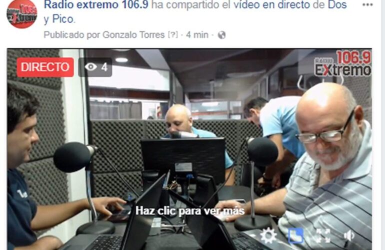 Imagen de Emisión EN VIVO y EN DIRECTO, Dos & Pico Radio Extremo 106.9