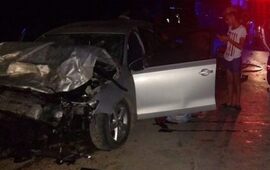 Sobre el siniestro. El choque ocurri&oacute; este s&aacute;bado a la noche en Camino de la Cremer&iacute;a. Foto: SL24.