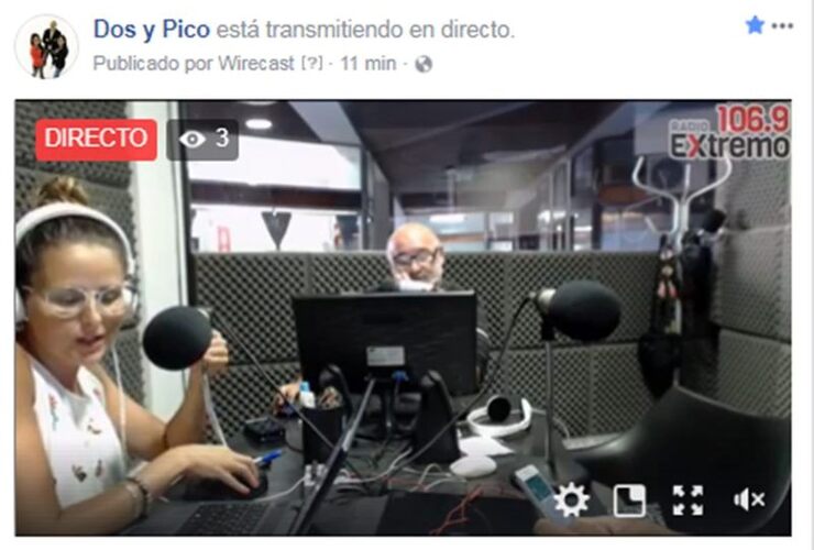 Imagen de Emisión EN VIVO y EN DIRECTO, Dos & Pico Radio Extremo 106.9