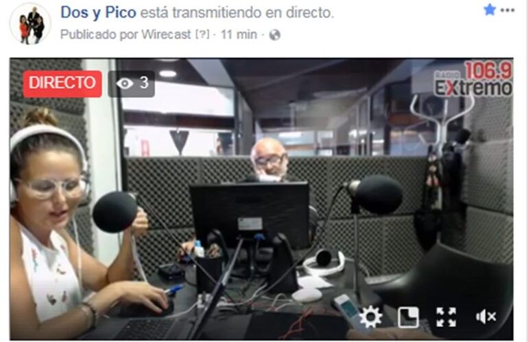 Imagen de Emisión EN VIVO y EN DIRECTO, Dos & Pico Radio Extremo 106.9