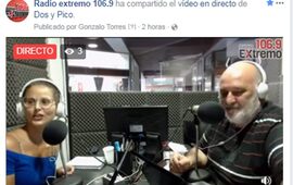 Imagen de Emisión EN VIVO y EN DIRECTO, Dos & Pico Radio Extremo 106.9