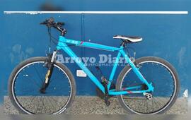 La bici recuperada. El rodado hab&iacute;a sido robado el mismo s&aacute;bado a la madrugada.