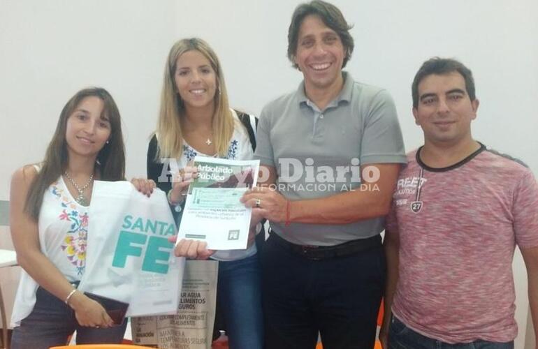 Imagen de Fighiera dentro del programa "Para cada santafesino un árbol"