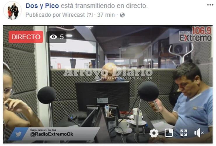 Imagen de Emisión EN VIVO de Dos & Pico por Radio Extremo 106.9