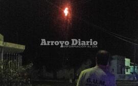 En la esquina. El imprevisto ocurri&oacute; esta noche en 9 de Julio y Alvarado.