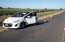 Imagen de Tránsito y Comando en el acceso a la autopista