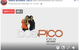 Imagen de Emisión EN VIVO de Dos & Pico por Radio Extremo 106.9