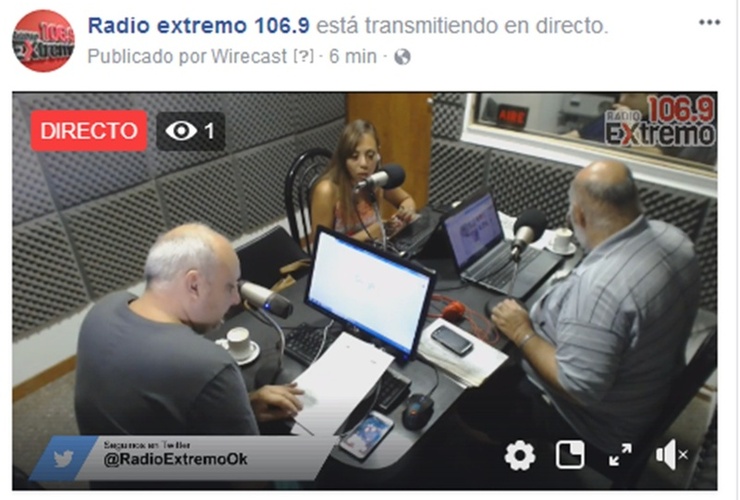 Imagen de Emisión EN VIVO de Dos & Pico por Radio Extremo 106.9