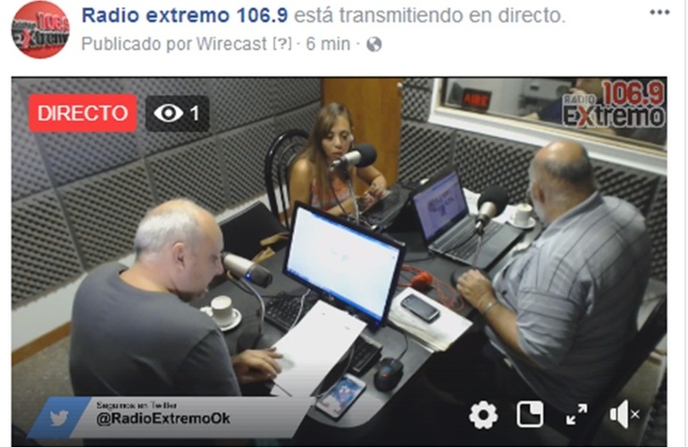 Imagen de Emisión EN VIVO de Dos & Pico por Radio Extremo 106.9