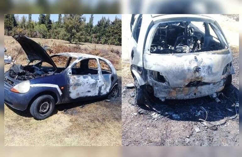 Imagen de En Pueblo Esther: Quiso coimear a la polic&iacute;a, prendi&oacute; fuego su auto y termin&oacute; detenido