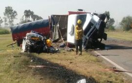 Imagen de Tres personas murieron tras un accidente en la ruta 34