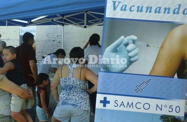 El anterior. Días atrás el puesto de salud se había montado en la conocida "Usina Vieja" de Alvarado y Humberto Primo. Foto: Archivo AD El anterior. Días atrás el puesto de salud se había montado en la conocida "Usina Vieja" de Alvarado y Humberto Primo. Foto: Archivo AD