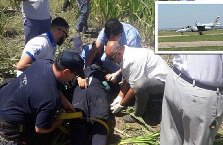 Imagen de Le agarró un ataque de pánico y se eyectó del avión