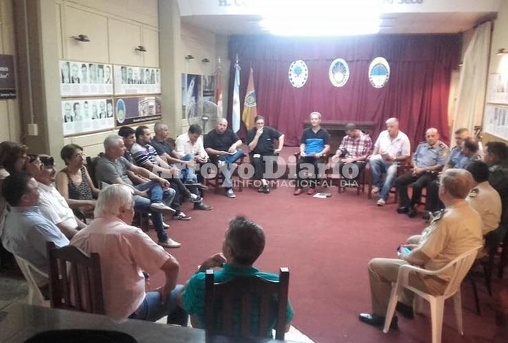 Imagen de El Consejo de Seguridad reunido en el Concejo Municipal