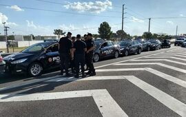 Imagen de Seis patrulleros inteligentes de la policía chocaron en cadena