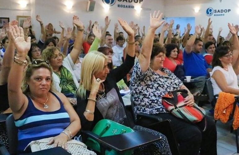 Imagen de Los docentes privados se suman a los paros de Amsafé