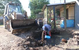 En imágenes. Algunos frentes de trabajo del día de hoy. Fotos. Matías Perfetto.