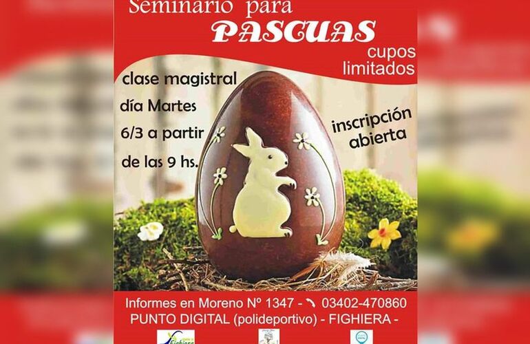 Imagen de Fighiera: Clase de confección de Huevos de Pascuas
