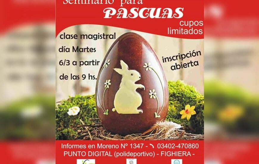 Imagen de Fighiera: Clase de confección de Huevos de Pascuas