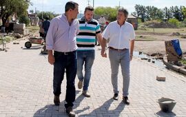 Recorrida también en Pueblo Esther. Foto: santafe.gov.ar