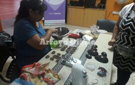 En el Poli. La actividad tuvo lugar esta mañana en el Polideportivo Comunal.