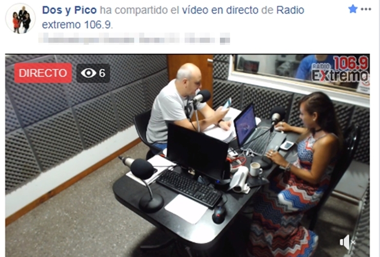 Imagen de Emisión EN VIVO, Dos & Pico Radio Extremo 106.9