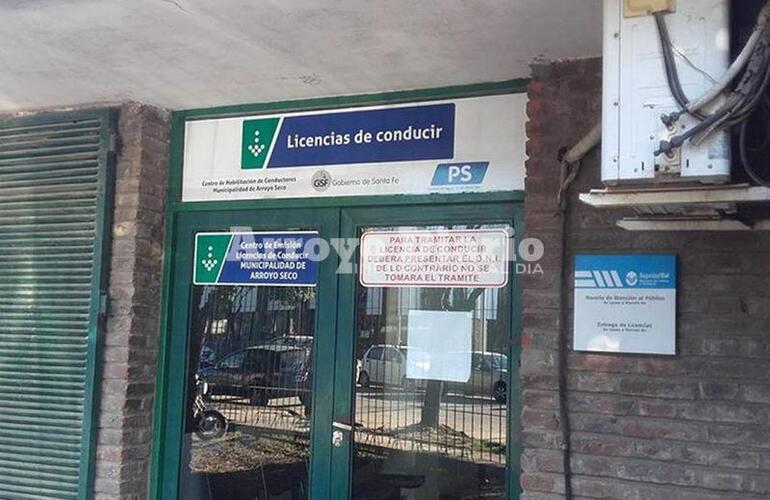 El lugar. Las oficinas de Tr&aacute;nsito funcionan en Rivadavia al 1100.