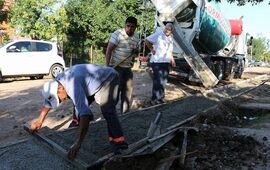 Imagen de Obras de cord&oacute;n cuneta en Independencia al 1300