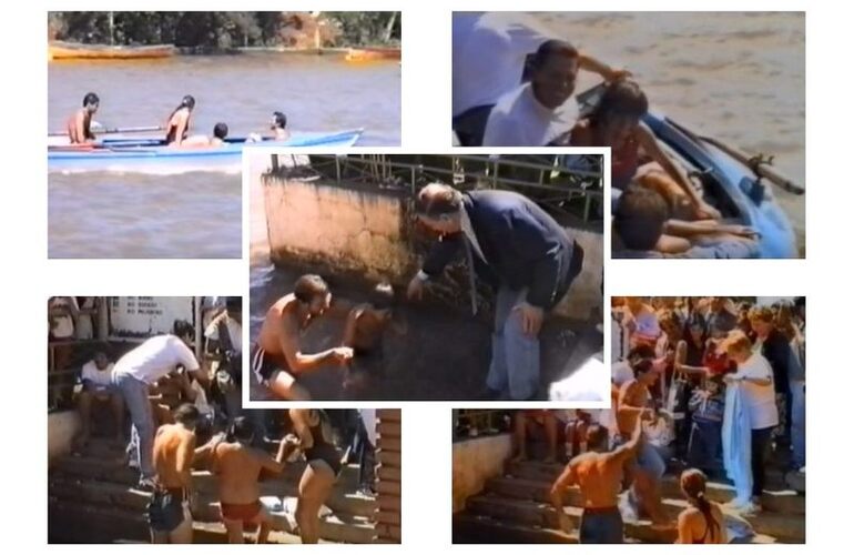 Momentos. Algunas imágenes capturadas en video que forman parte de la historia "Los Tiburones". Fotos: capturas de pantalla video