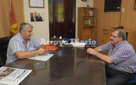 Nizar Esper junto a Miguel Ángel Cappiello. Foto: Archivo AD